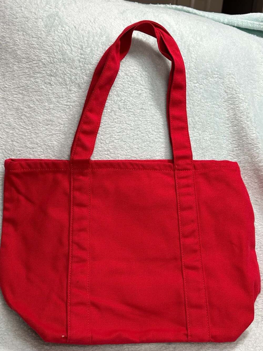 Gap Red Canvas Logo Mini Tote Bag - Picture 2 of 6